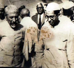 With Maulana Azad