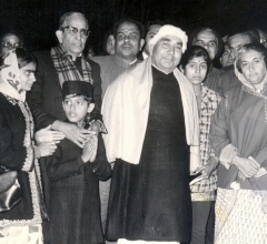 With Indira Gandhi