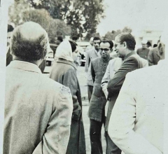 With Indira Gandhi